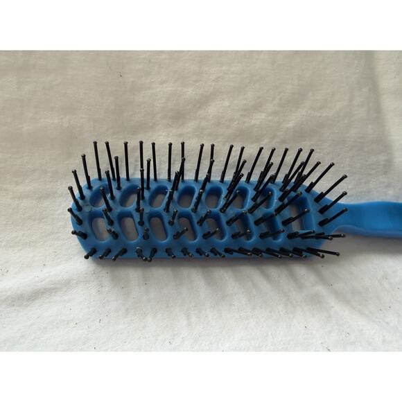 Vintage Thermal Air - ll No. 2877 Made In Hong Kong Hair Brush Blue - Picture 2 of 7